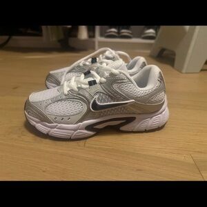 Nike White and Gray Women's Sneakers